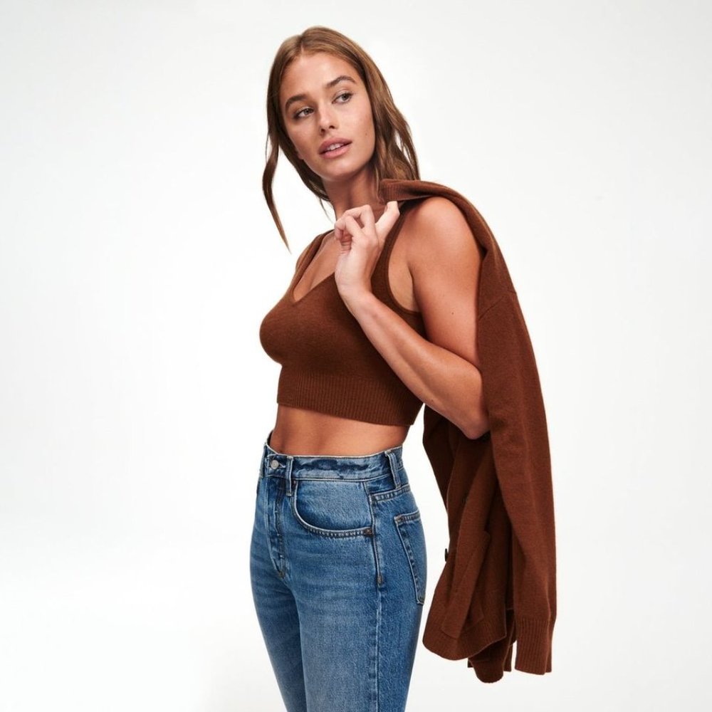 Naadam Cashmere Cropped Tank Top